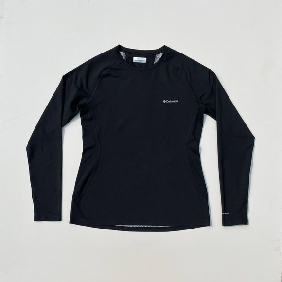 Columbia Tops - Columbia Omni-Heat 3D Knit Crew II Baselayer Shirt (Black, Size Large)